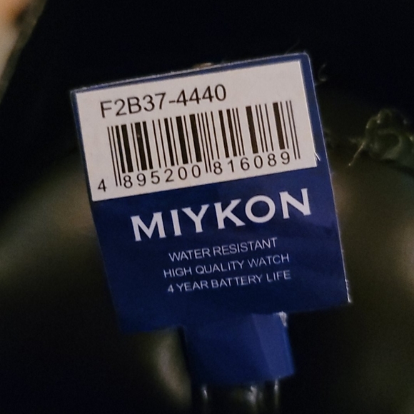 Miykon gold and black watch NIB - Picture 2 of 3